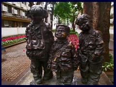 Children statue, Shamian Island.